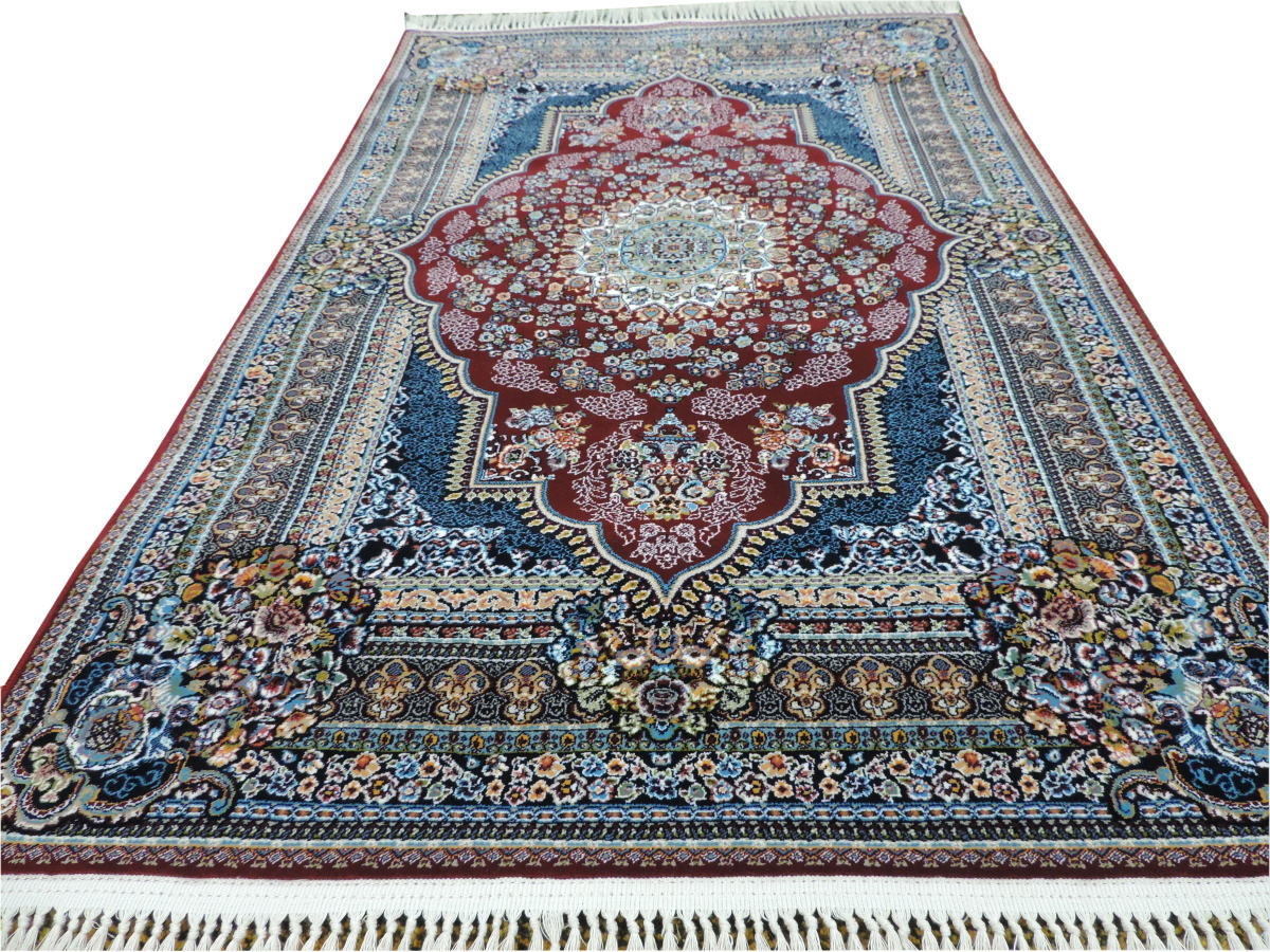 ウィルトン織り ペルシャ絨毯：玄関マットサイズ 150cm × 100cm – JAHAN