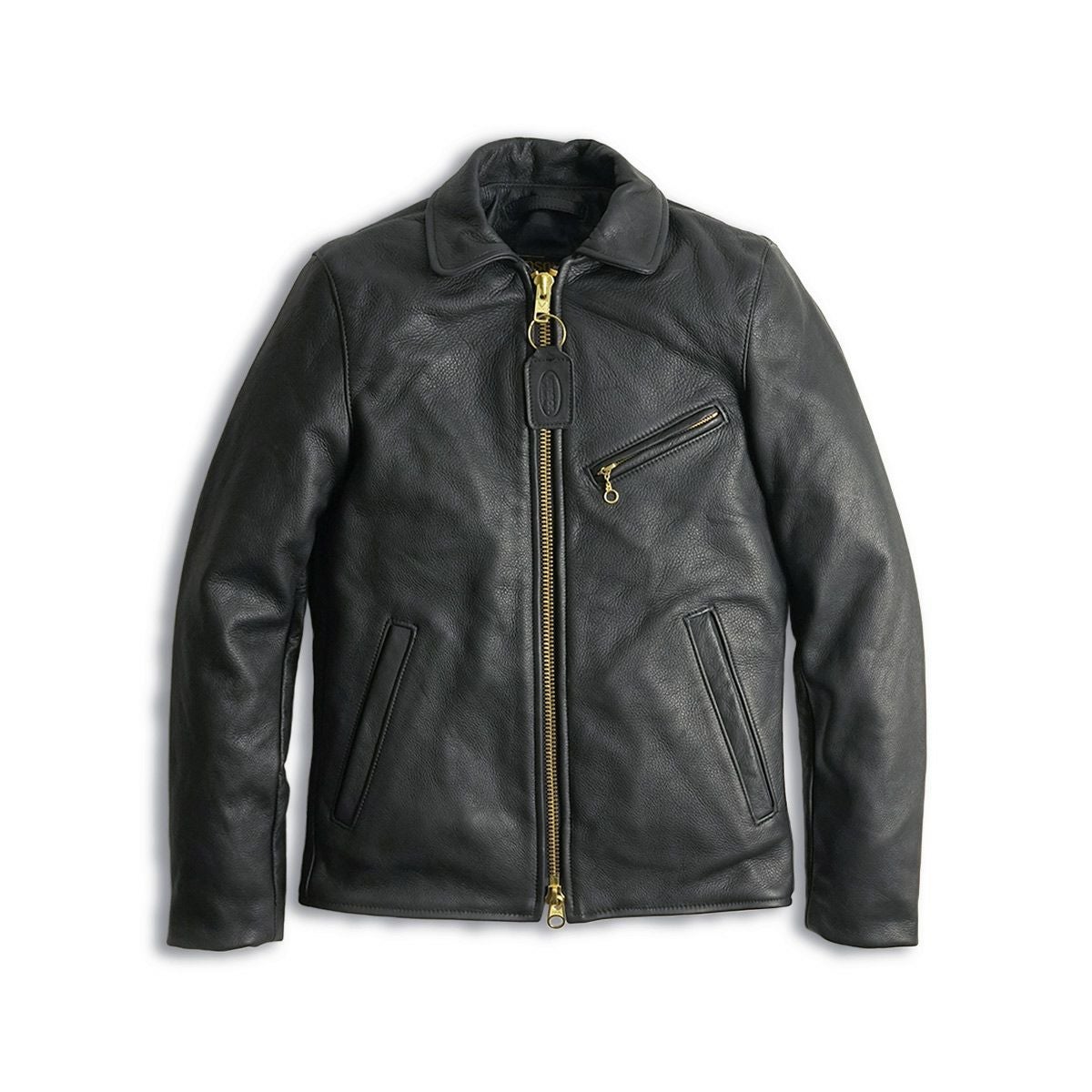 バンソン VANSON エンフィールド 襟付きシングルライダース ソフト