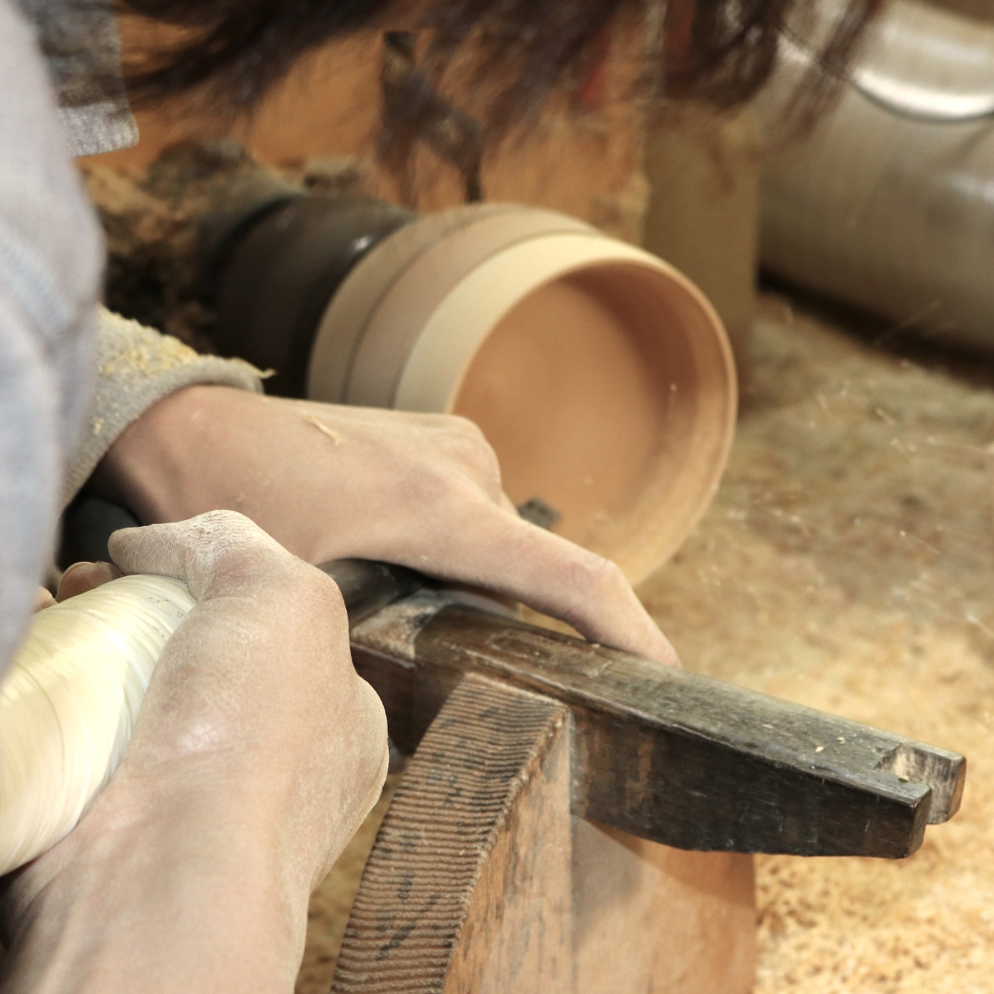 山中漆器 お椀 | サブロク椀 漆茶 | ⽻反 | 白鷺木工