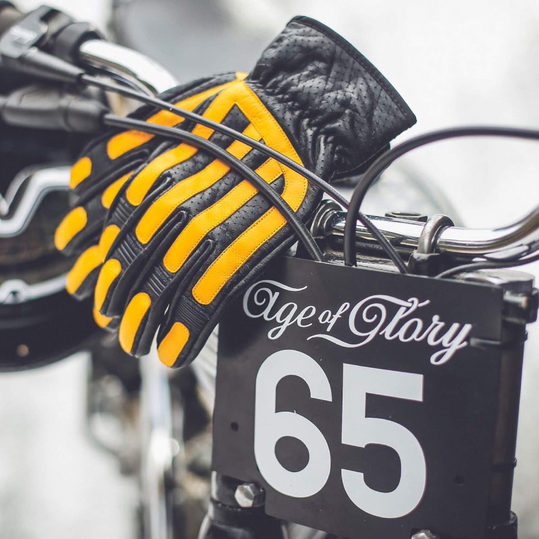 試着無料】エイジオブグローリー ビクトリー - バイク レザー グローブ