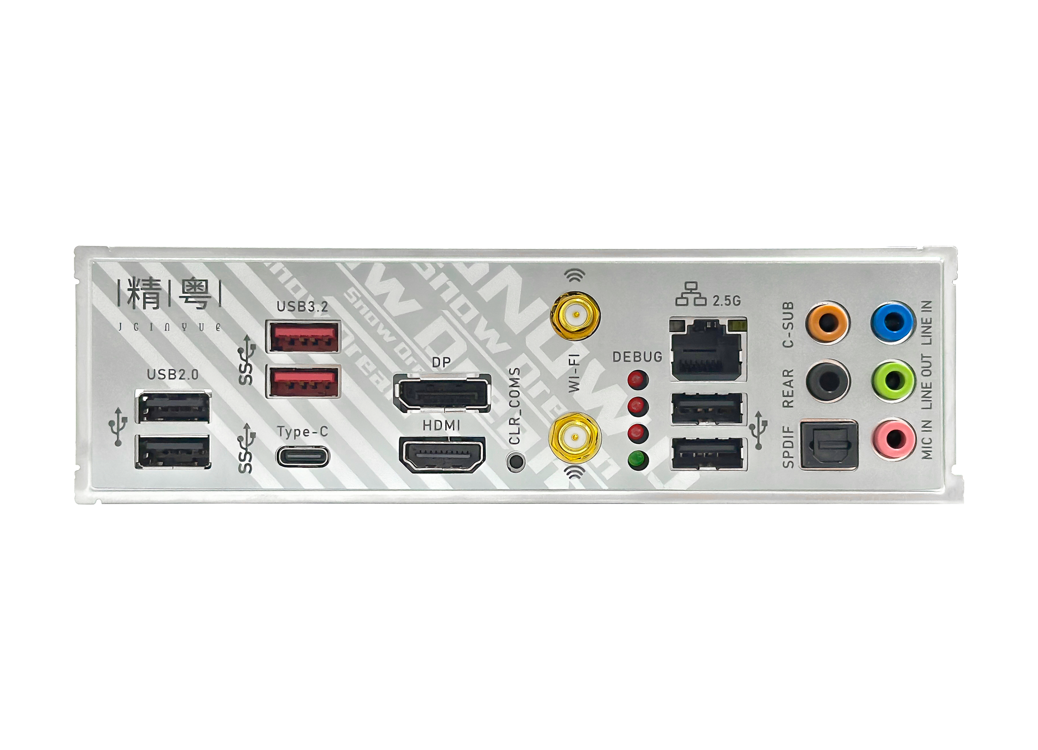 JGINYUE B760M Snow Dream D4 motherboard - Intel LGA1700 - JGINYUE