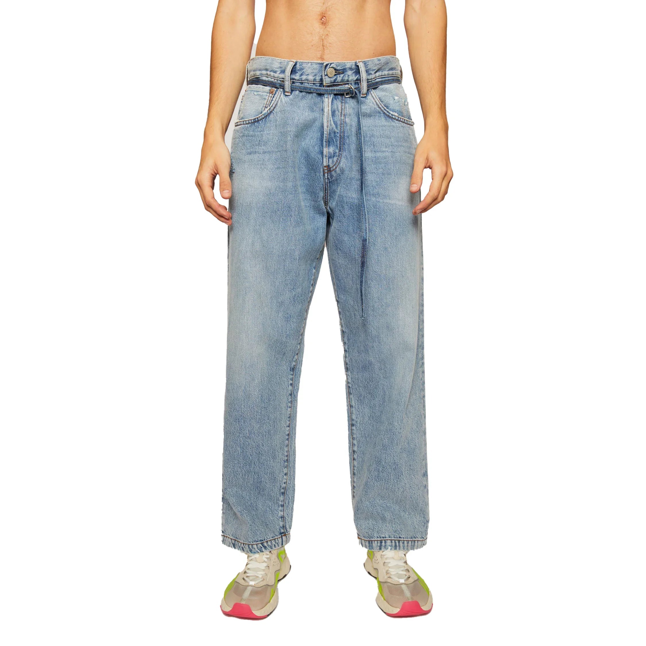 Acne Studios '1991 Toj' Light Blue Trash Unisex Jeans - Size 29/32