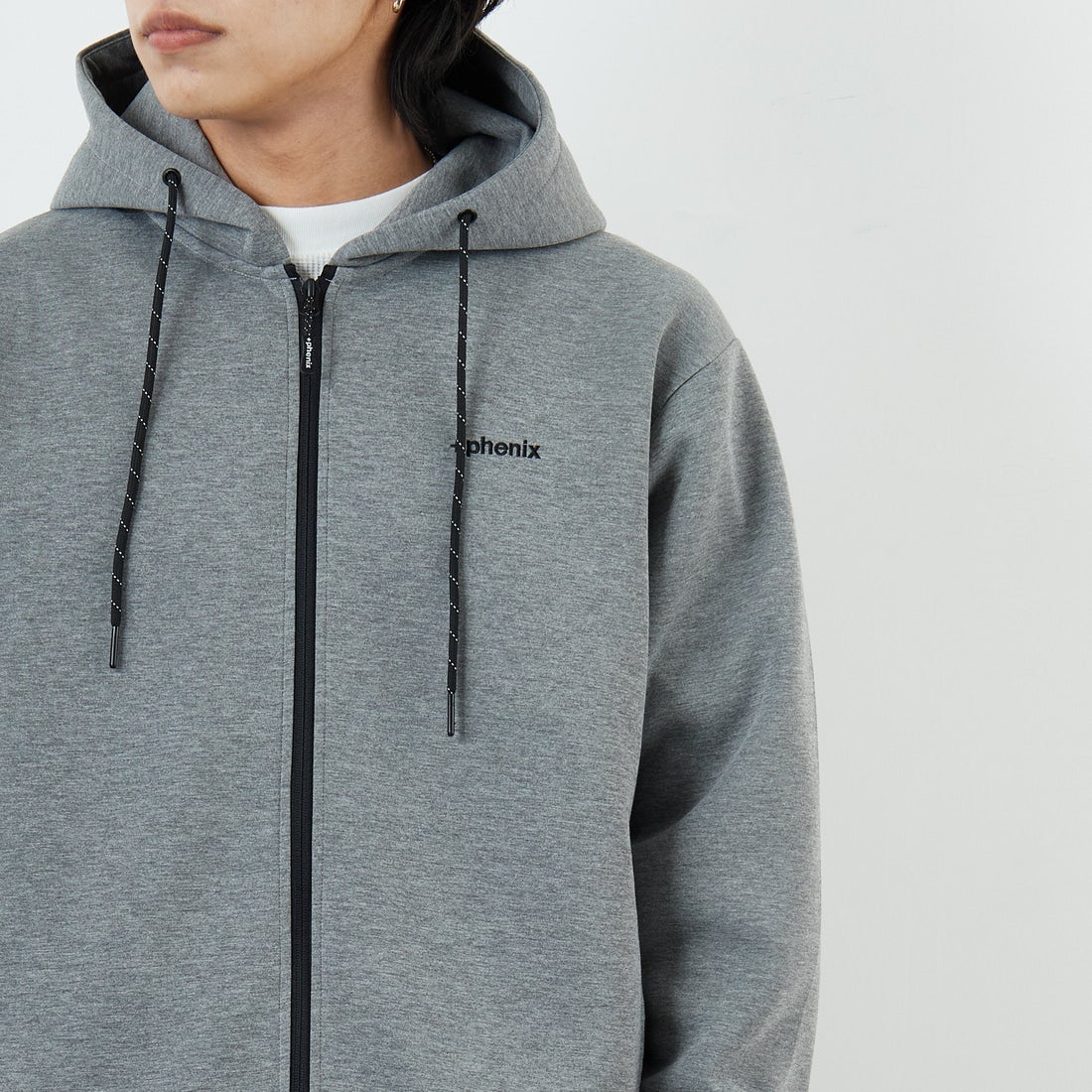 phenix [プラスフェニックス] 別注 ダンボールニット ジップアップ