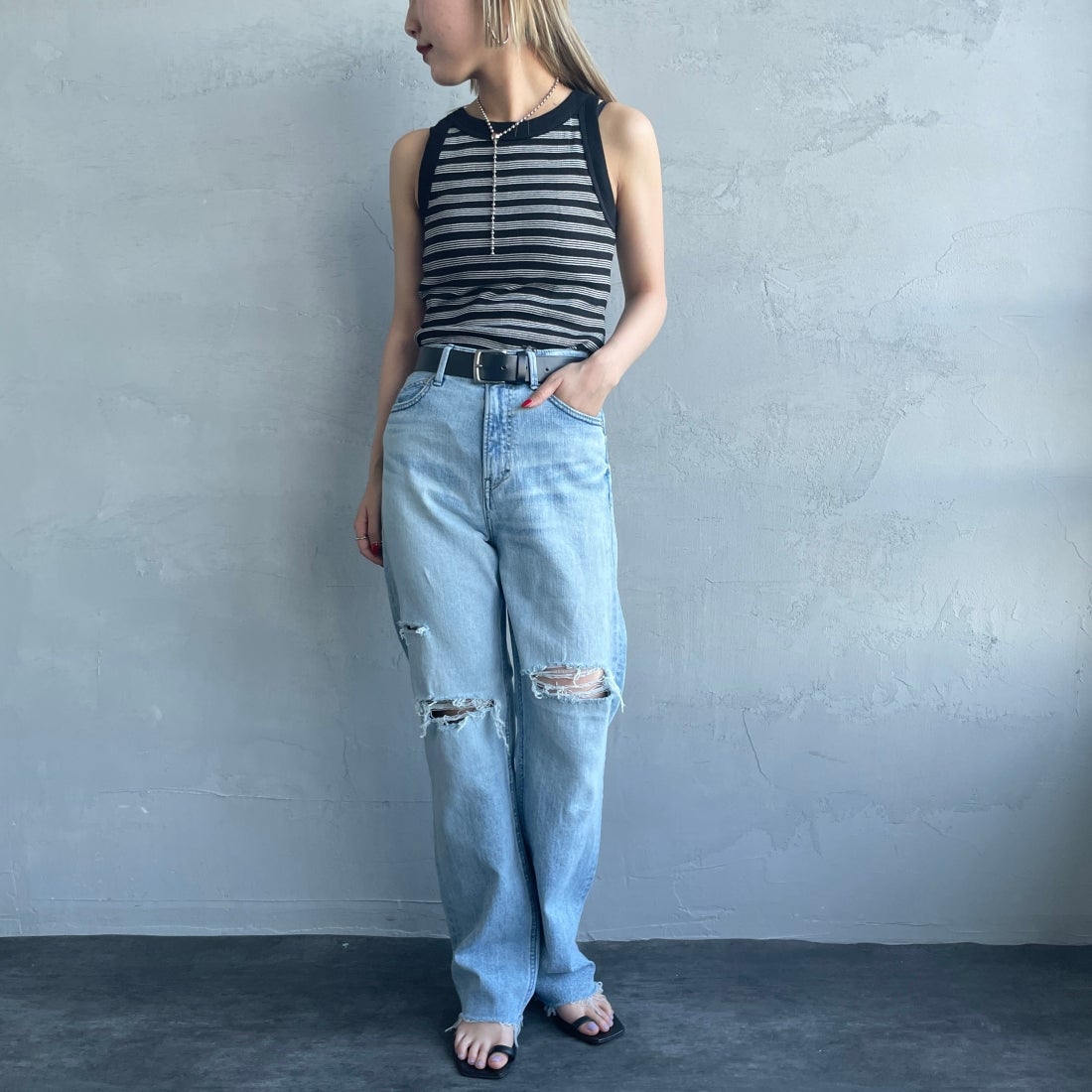 YANUK [ヤヌーク] ボーイズストレート LEA/レア [57121231]｜ジーンズ