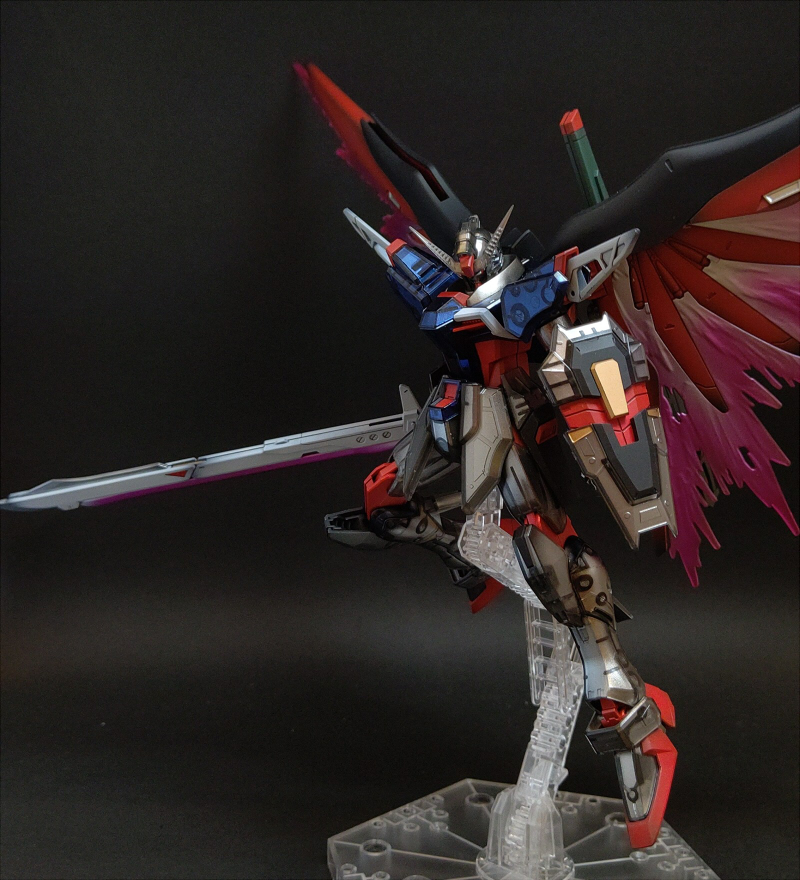 HGデスティニーガンダムSpecⅡクリアカラーバージョン全塗装