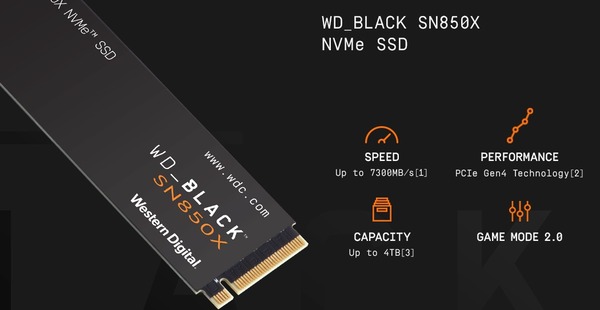 WD_BLACK SN850X NVMe SSD 1TB / 2TB」をレビュー。SN850よりも高速