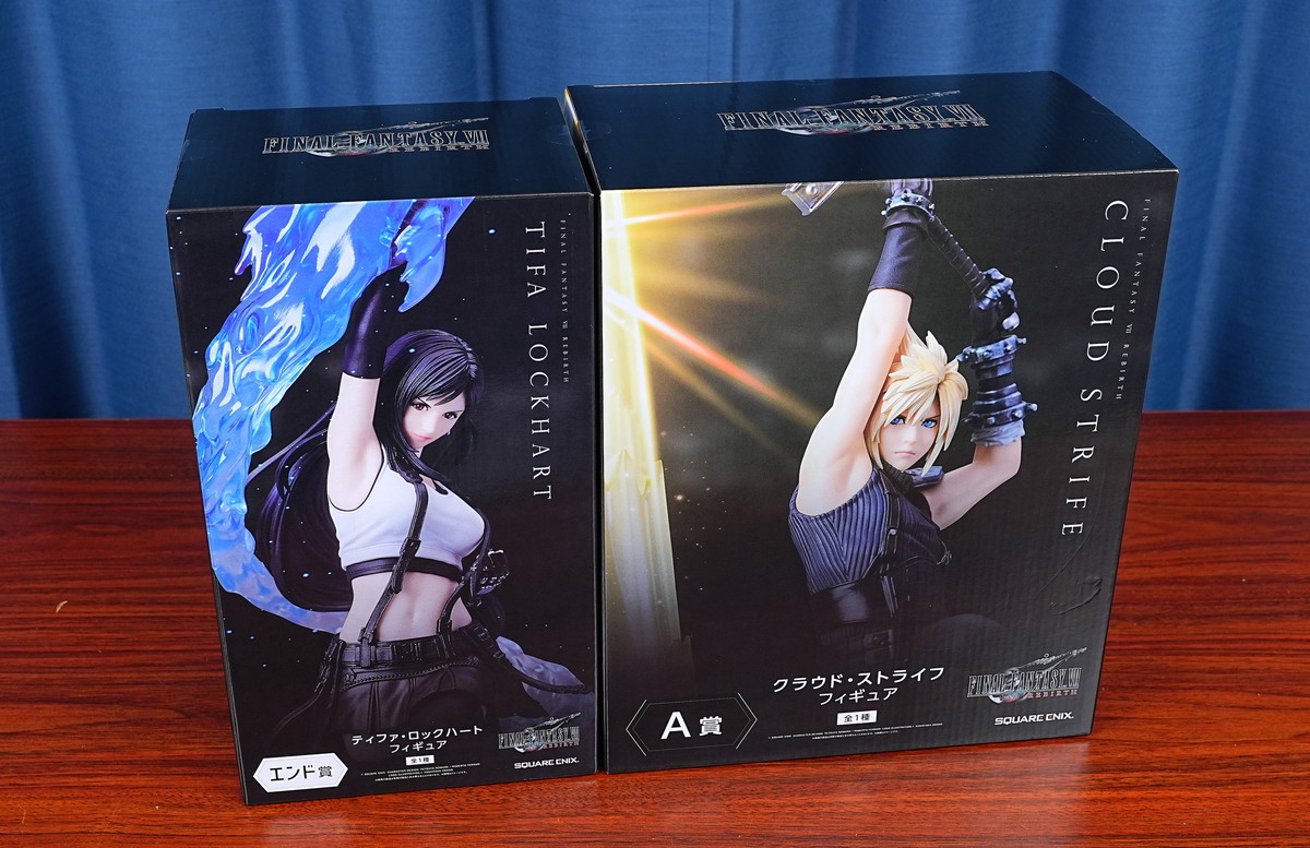 未開封】FF7 くじ A賞 クラウド エンド賞 ティファ フィギュアセット