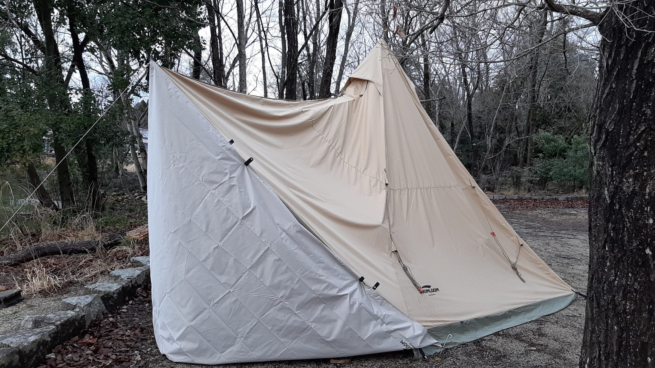 Soomloom HAPI 4P】フロントフラップ第二弾！タープとテントクリップを