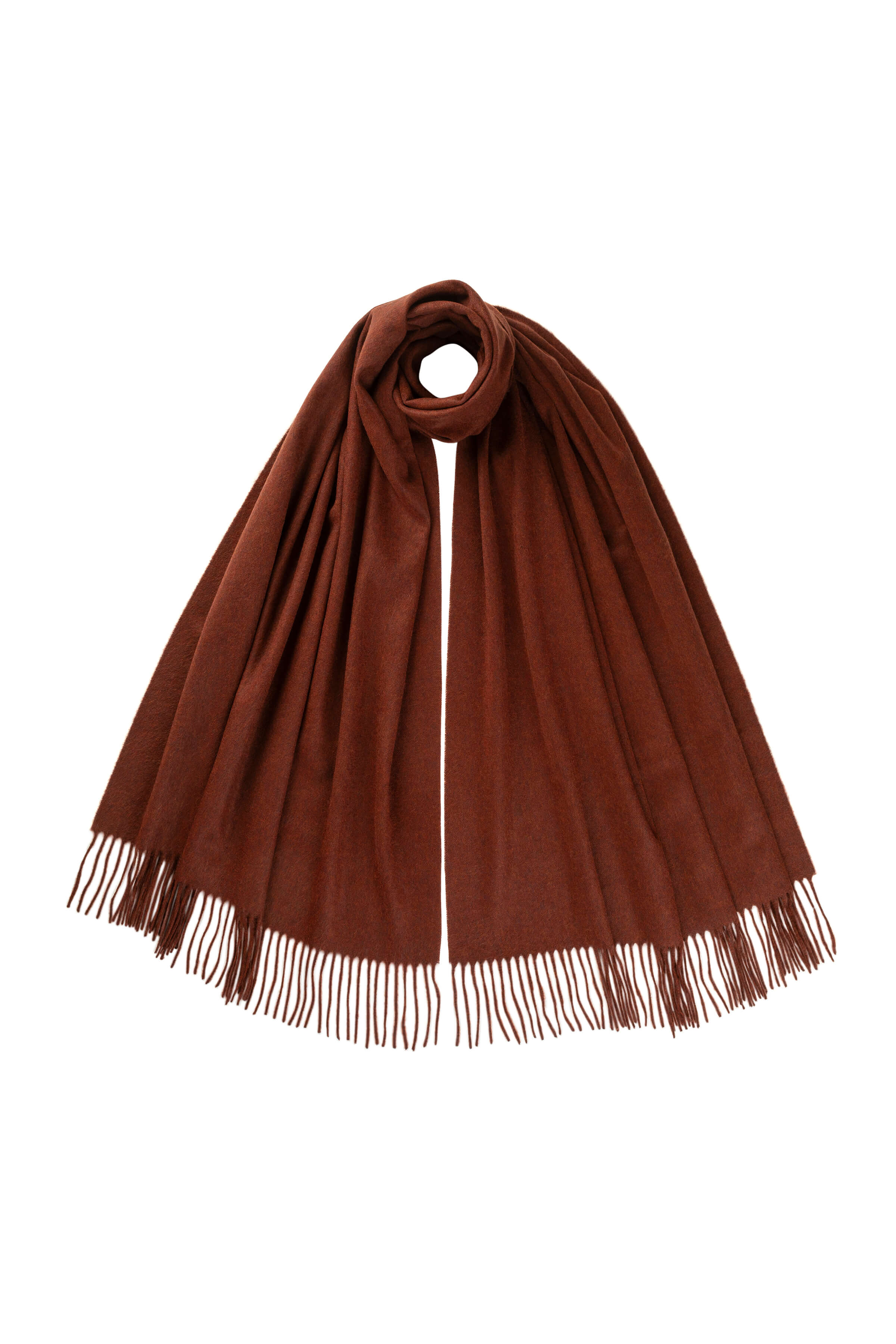 Plain Red Cashmere Stole | Cashmere Accessories – Johnstons of Elgin
