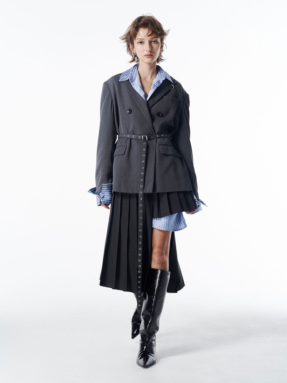BELTED TAILORED JACKET – JOSEMOON