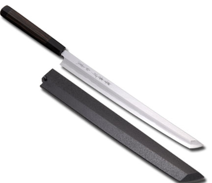 堺孝行印 白虎 先丸蛸引き包丁 (関東型刺身包丁)