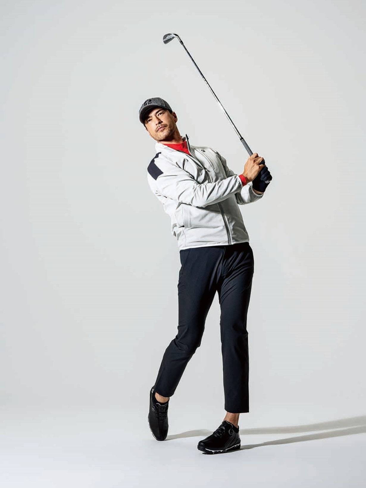 秋冬【B-02】 長袖前開きブルゾン(M BK(ブラック)): アパレル