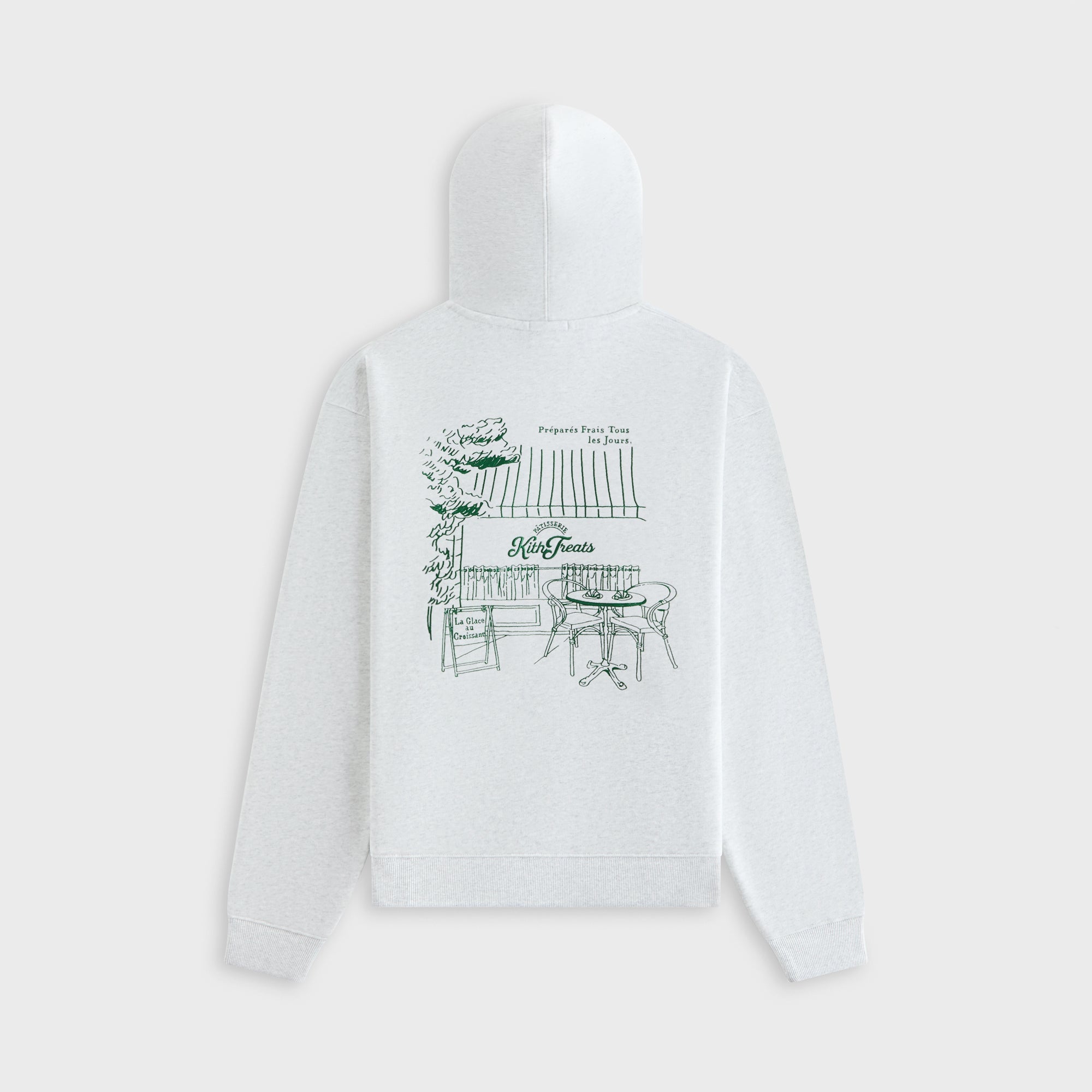 Kith Treats Store Front Williams III Hoodie - Light Heather Grey