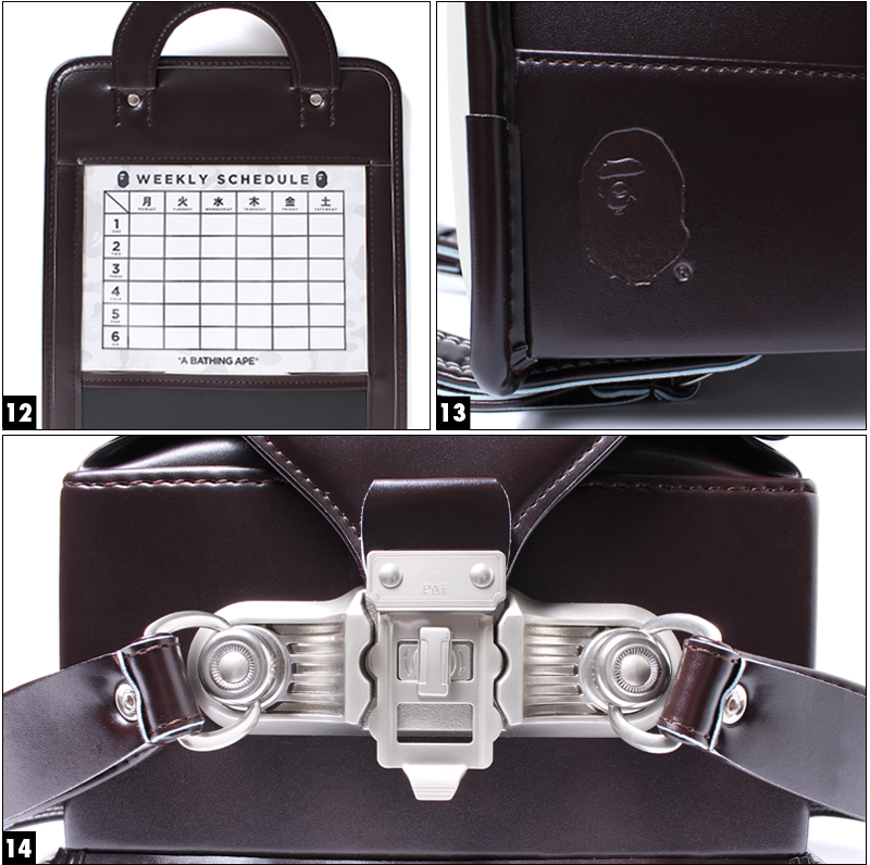 NOWHERE / A BATHING APE® ABC SCHOOL BAG