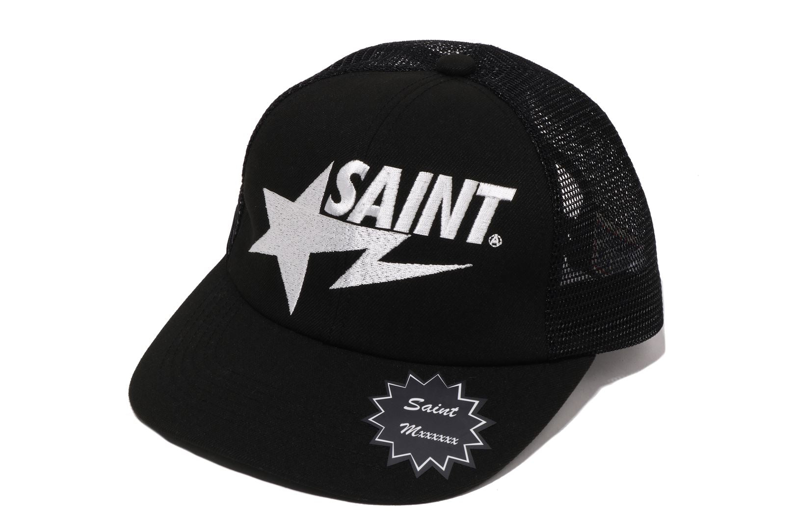 BAPE X SAINT MXXXXXX 】SAINT STA MESH CAP | bape.com