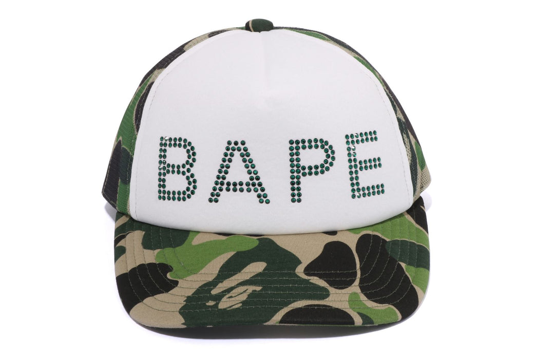 ABC CAMO CRYSTAL STONE MESH CAP | bape.com