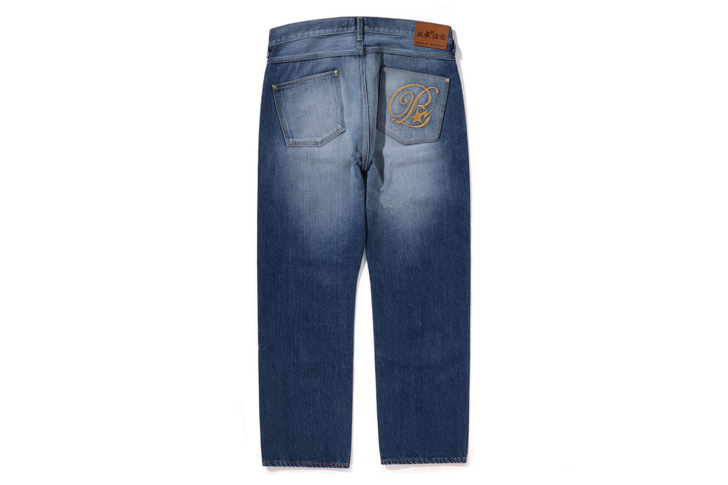 BAPE X BLACK EYE PATCH 】LOOSE FIT DENIM PANTS | bape.com