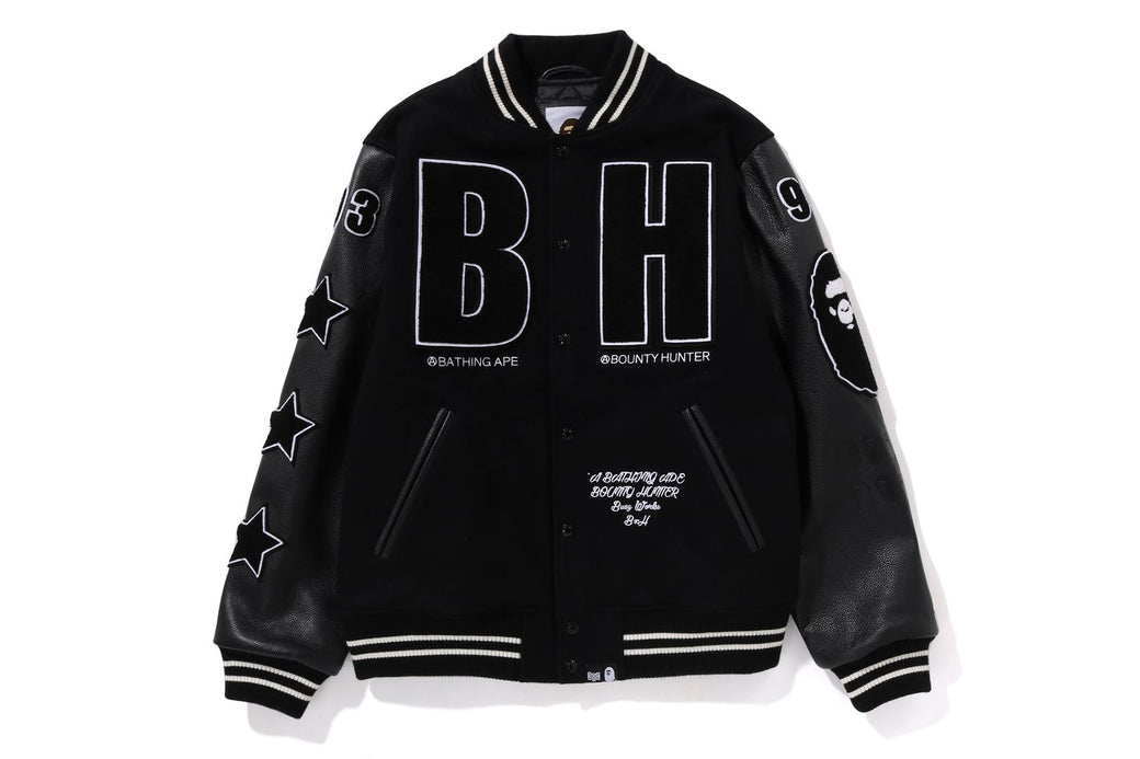 BAPE X BOUNTY HUNTER 】VARSITY JACKET | bape.com