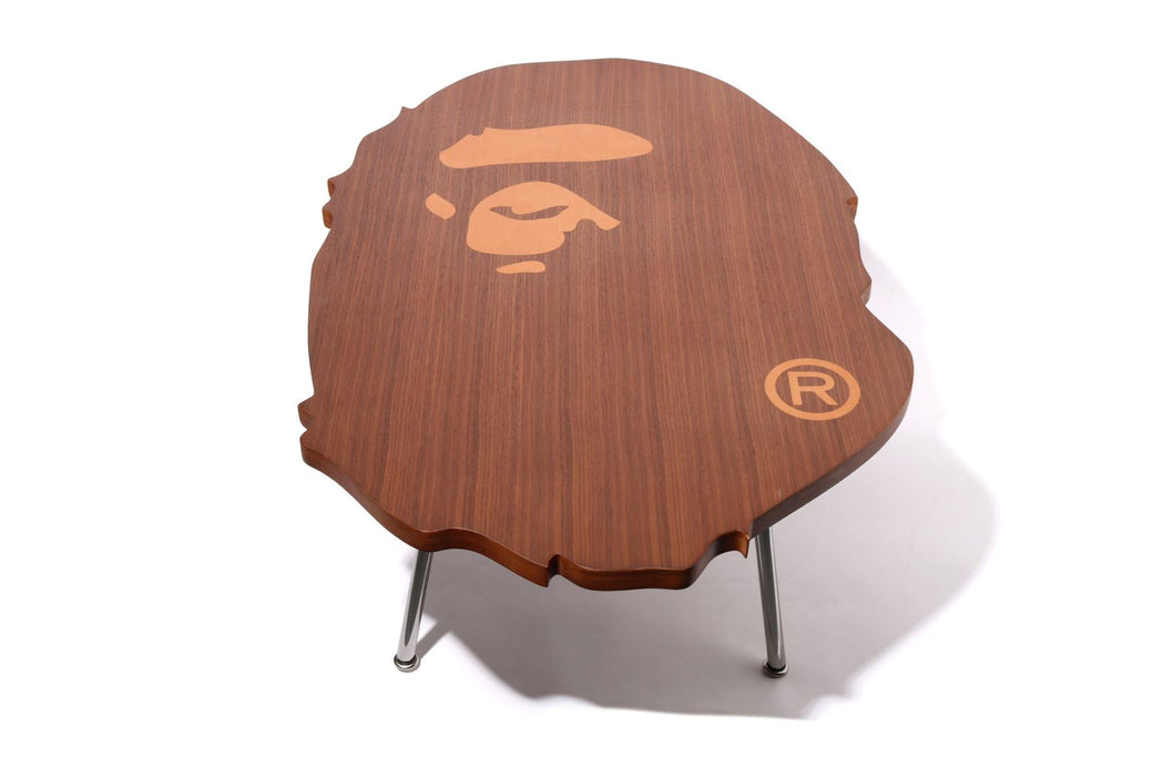 APE HEAD WOODEN COFFEE TABLE BAPE HOME | bape.com