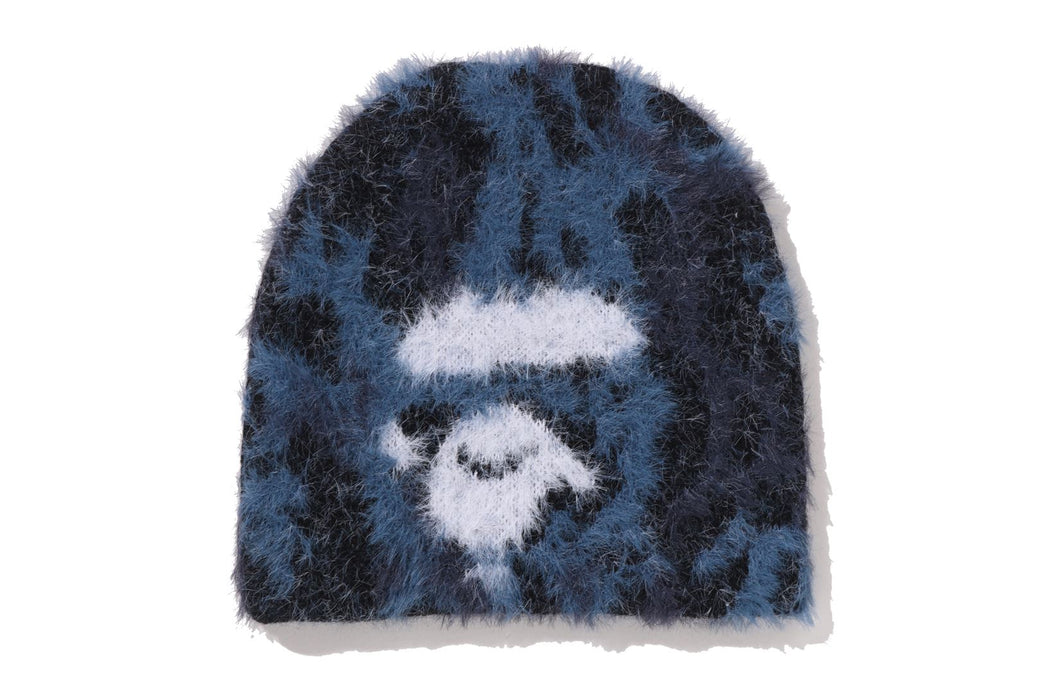 WILD LEOPARD PATTERN APE FACE KNIT CAP | bape.com