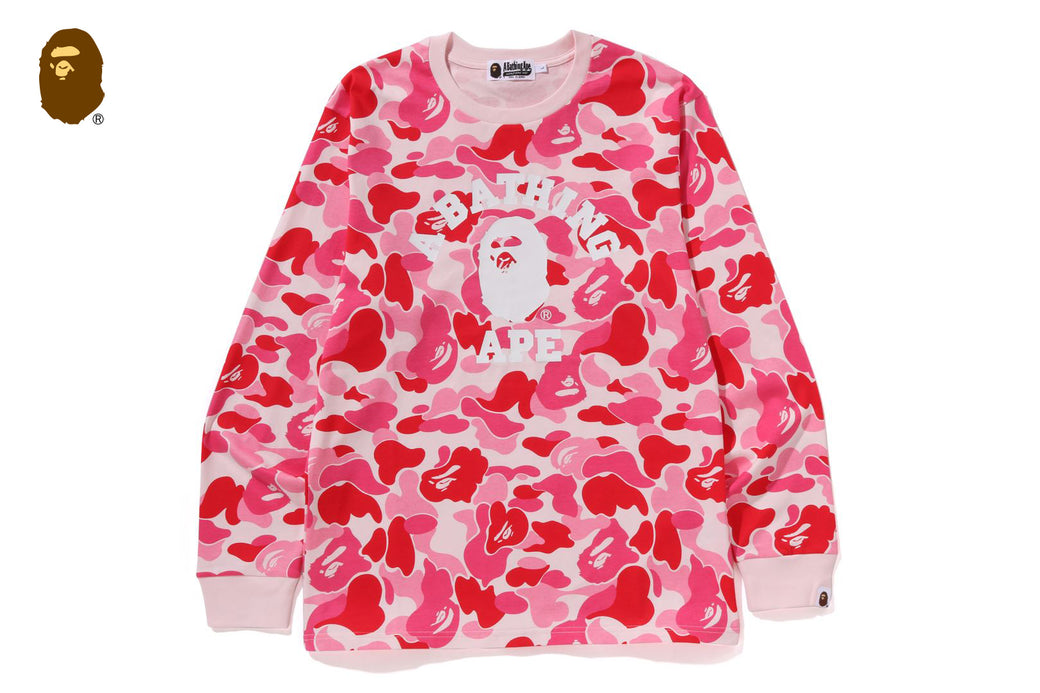 ABC CAMO COLLEGE LS TEE | bape.com