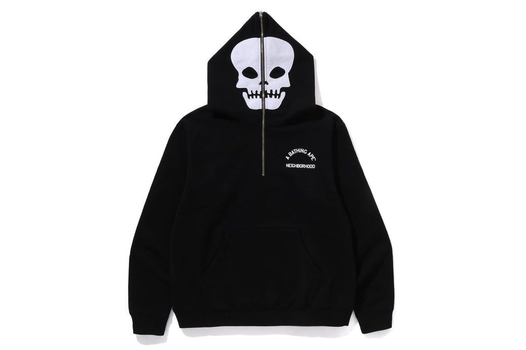 BAPE X NBHD 】TWO FACE HALF ZIP PULLOVER HOODIE | bape.com