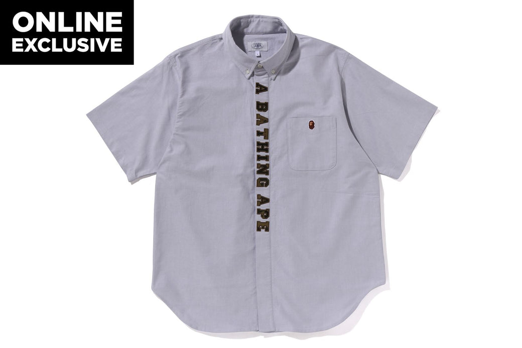 1ST CAMO APPLIQUE OXFORD BD SHIRT | bape.com