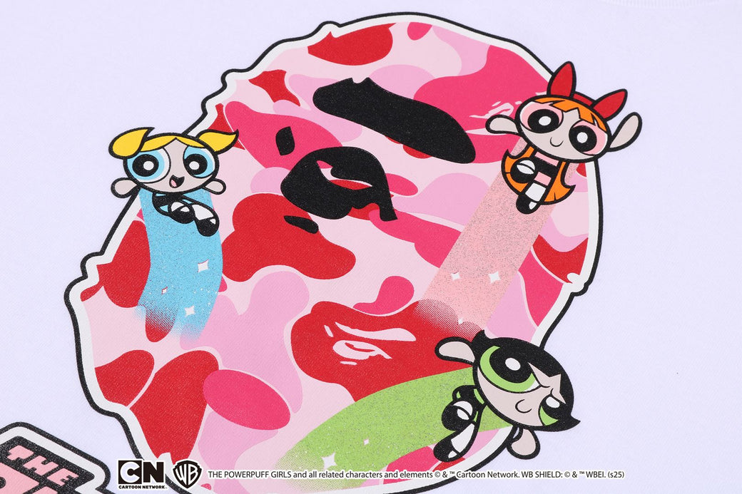 BAPE X THE POWERPUFF GIRLS 】APE HEAD TEE | bape.com