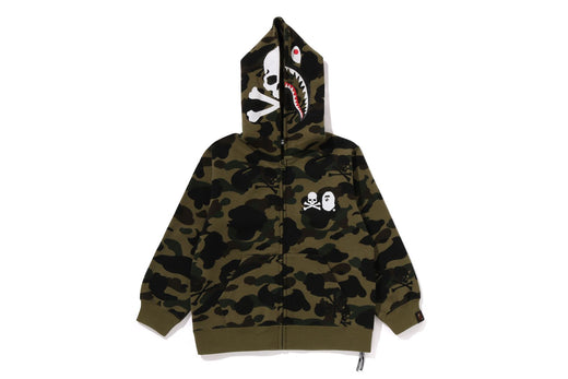 BAPE X MMJ 】1ST CAMO SHARK ZIP HOODIE | bape.com