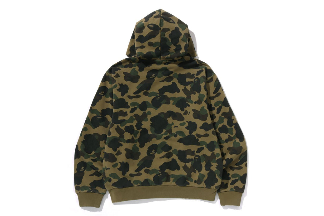 1ST CAMO HEAVY WASH CROPPED FIT ZIP HOODIE | bape.com