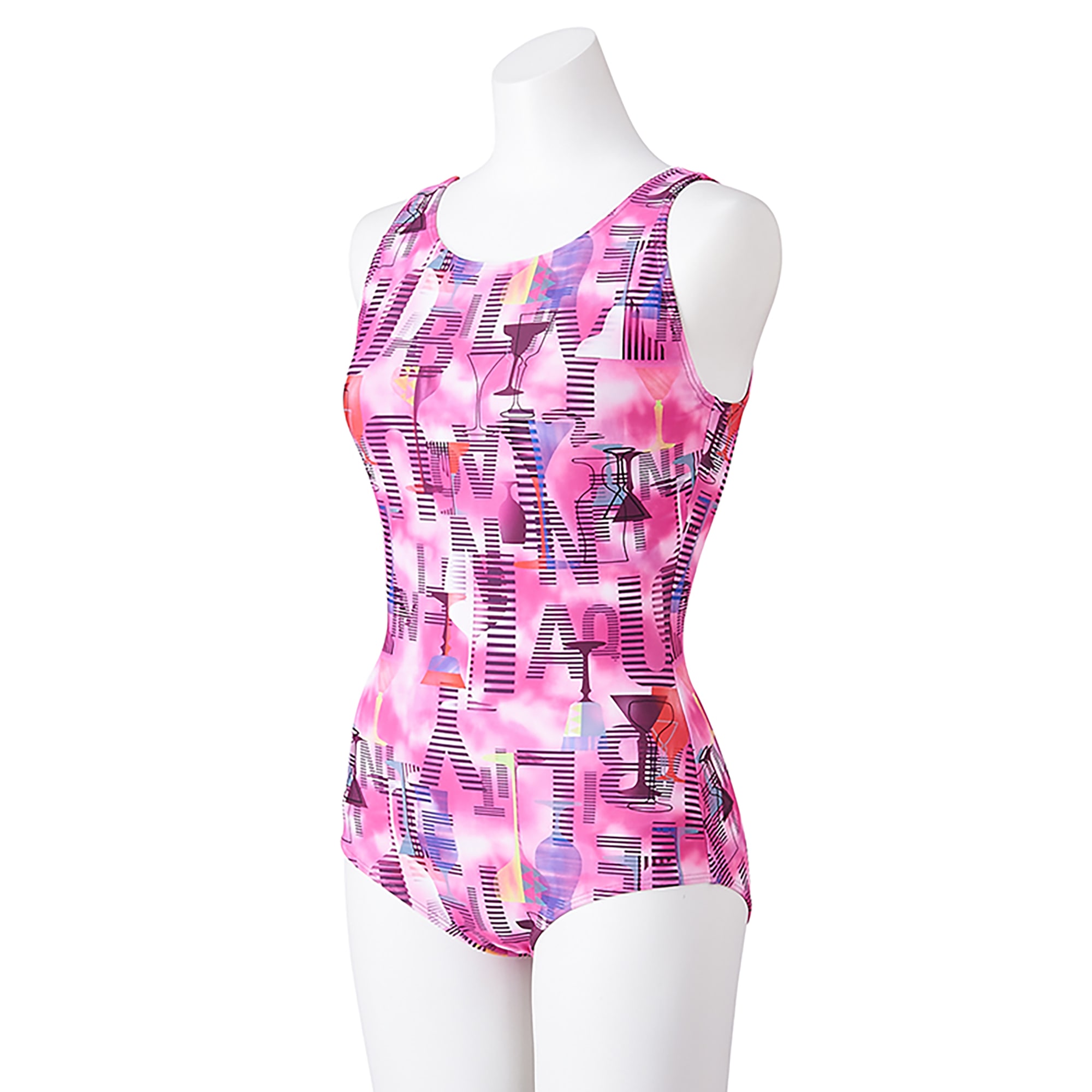 アクアフィットネス用ワンピース|N2JAB321|フィットネス水着|スイム