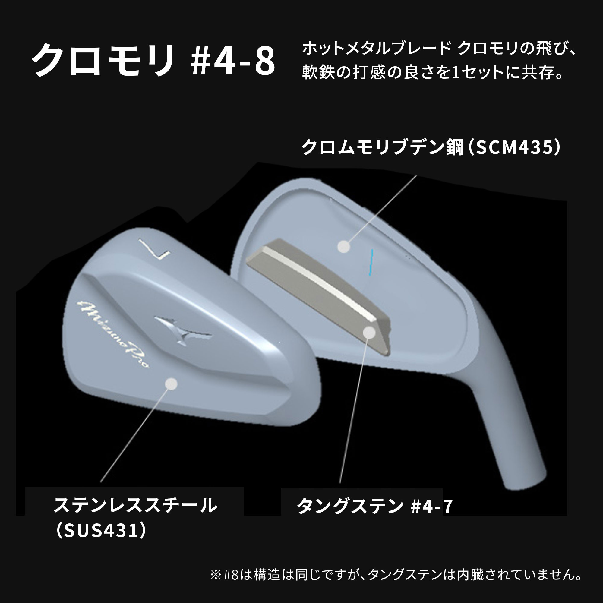 Mizuno Pro 245 アイアン 6本組(No.5～9、PW)(Dynamic Gold 95
