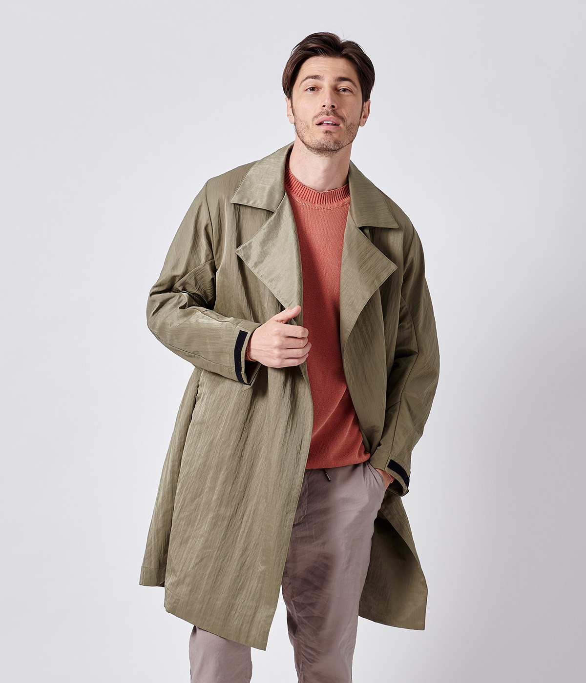 NYLON LONG COAT | junhashimoto（ジュンハシモト）Official webshop