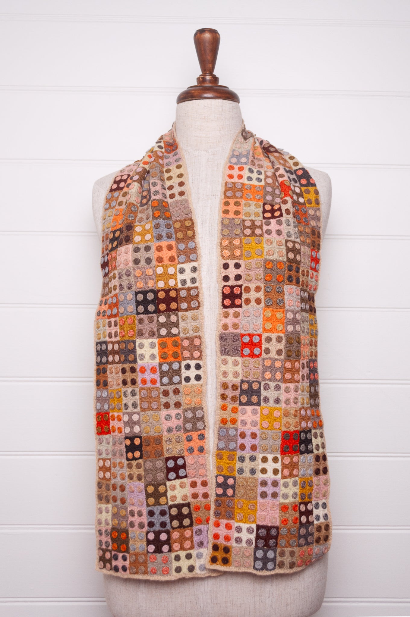 Sophie Digard scarf - Domino Monach – juniperhearth