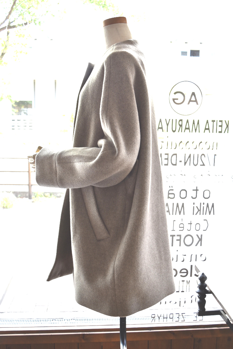 TICCA(ティッカ) 25A/W ノーカラーテントコート | 大阪・北摂・千里山