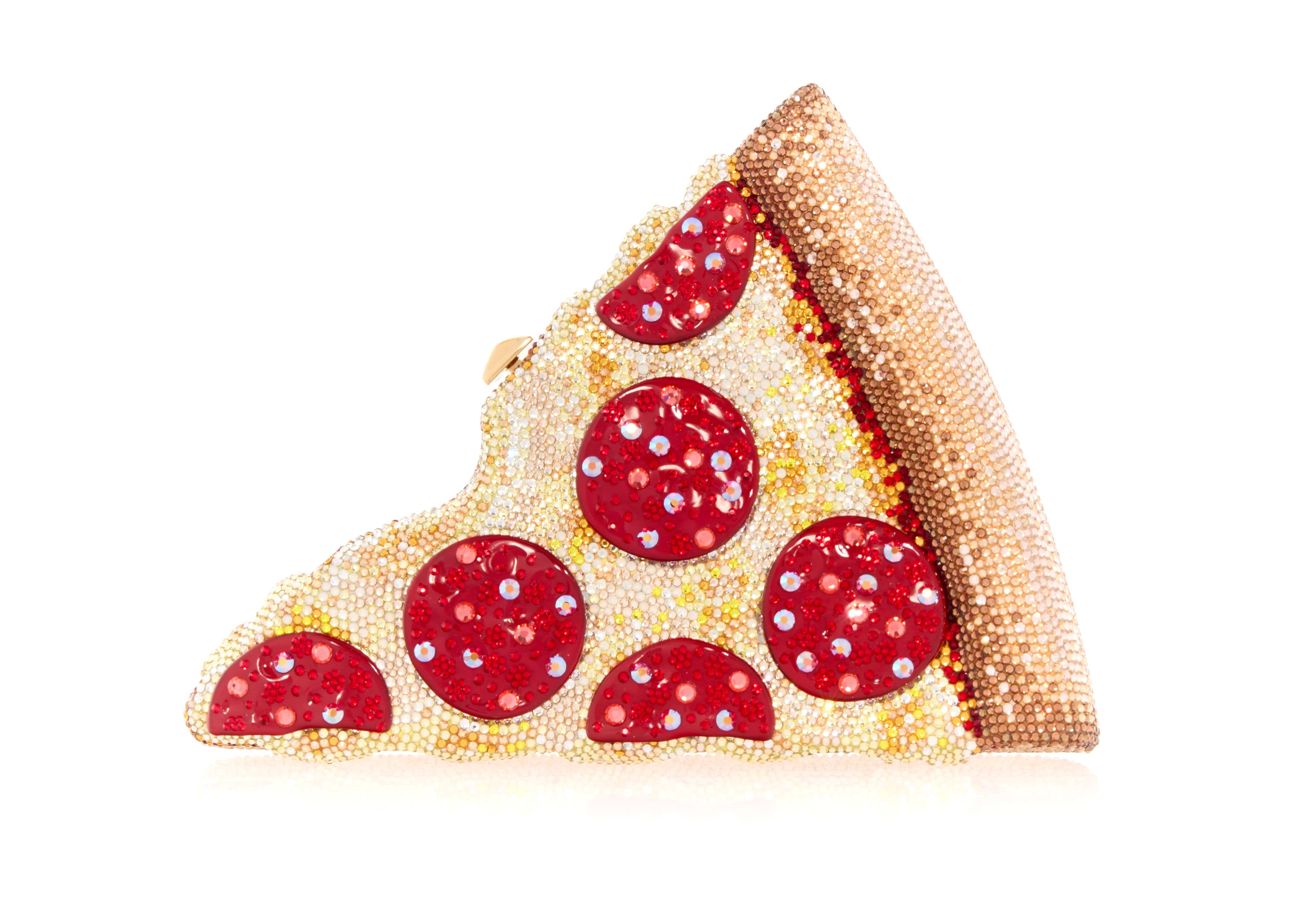 Pizza Pepperoni Clutch - Couture Bags | Judith Leiber