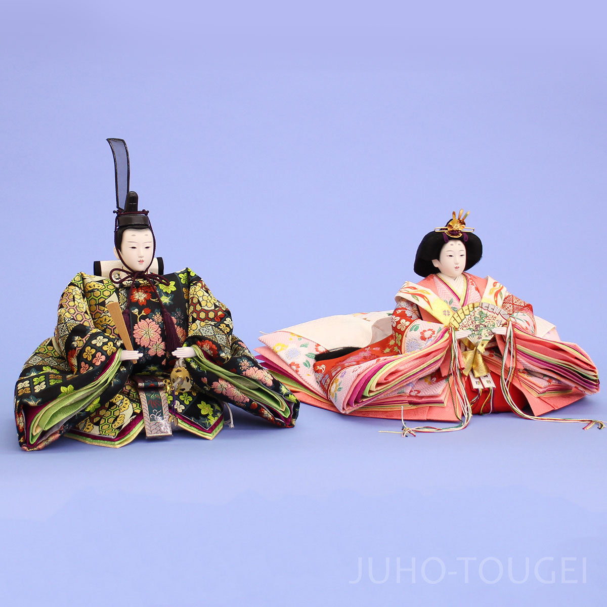 雛人形単品 親王9 九番金襴親王 – 寿鳳人形の東芸