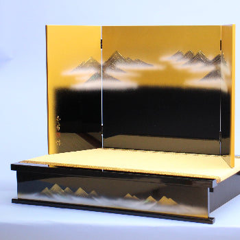 屏風付き木製段単品販売 – 寿鳳人形の東芸