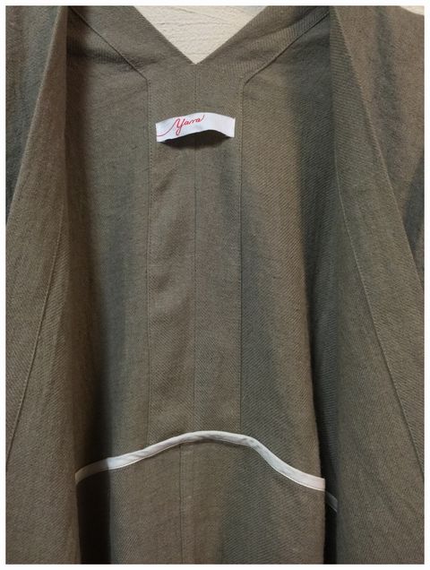 YARRA(ヤラ） 056 リネンウールガウンコート コート ガウン リネン