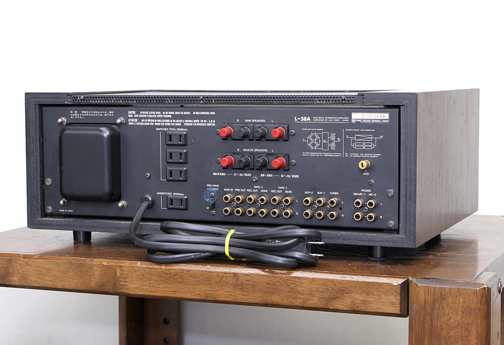LUXMAN ラックスマン L-58A プリメインアンプ - 中古オーディオの販売