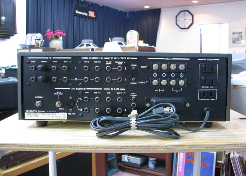 SONY TA-1150D プリメインアンプ - 中古オーディオの販売や買取なら