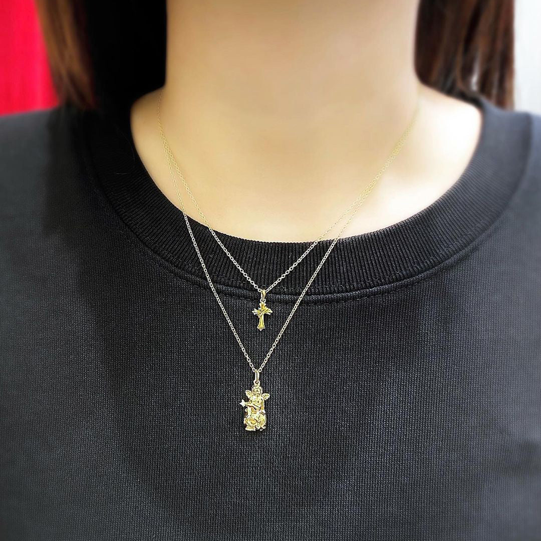 LOVE WARRIOR/SKULL ネックレス | ジャスティン デイビス（JUSTIN