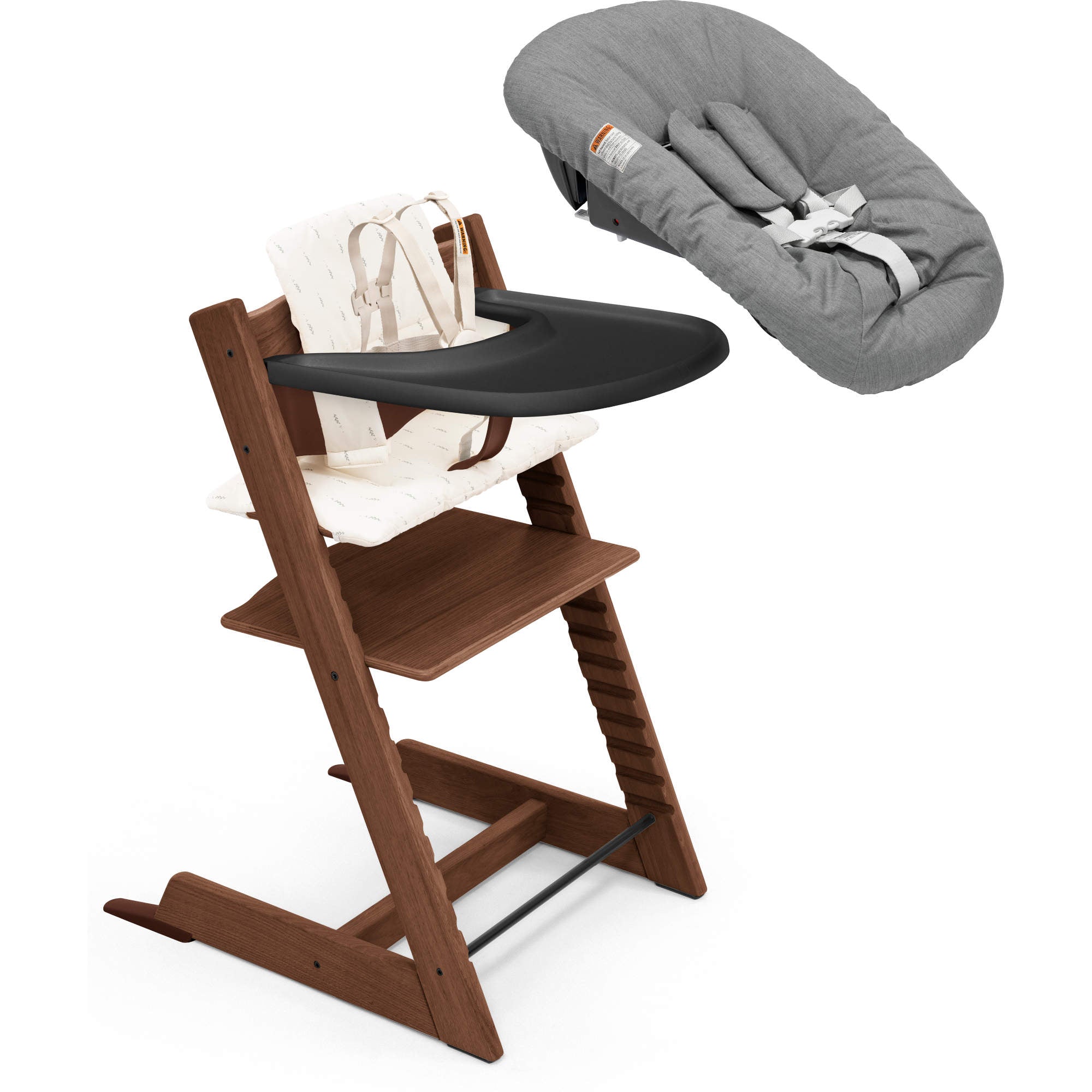 Stokke Tripp Trapp High Chair² with Cushion, Tray and Newborn Set