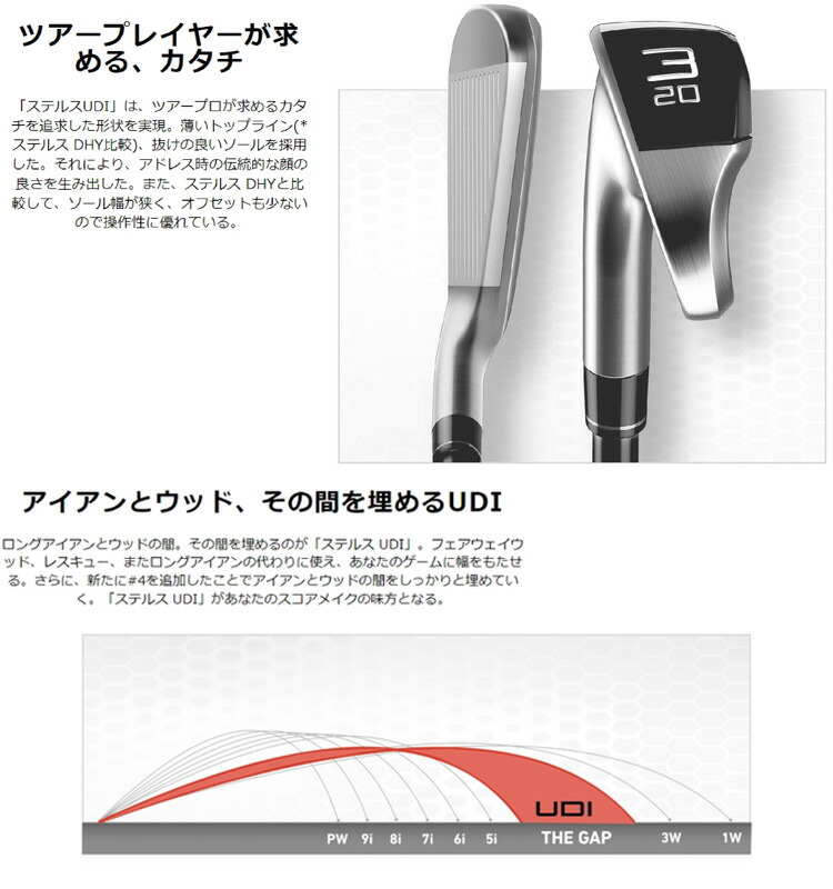 毎日発送】テーラーメイド STEALTH UDI ユーティリティアイアン メンズ