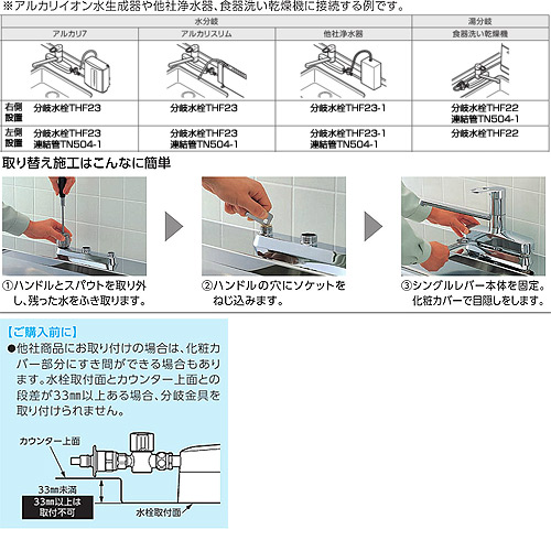 TKGG33E1｜TOTOキッチン用蛇口 GGシリーズ[台][エコシングル水栓]