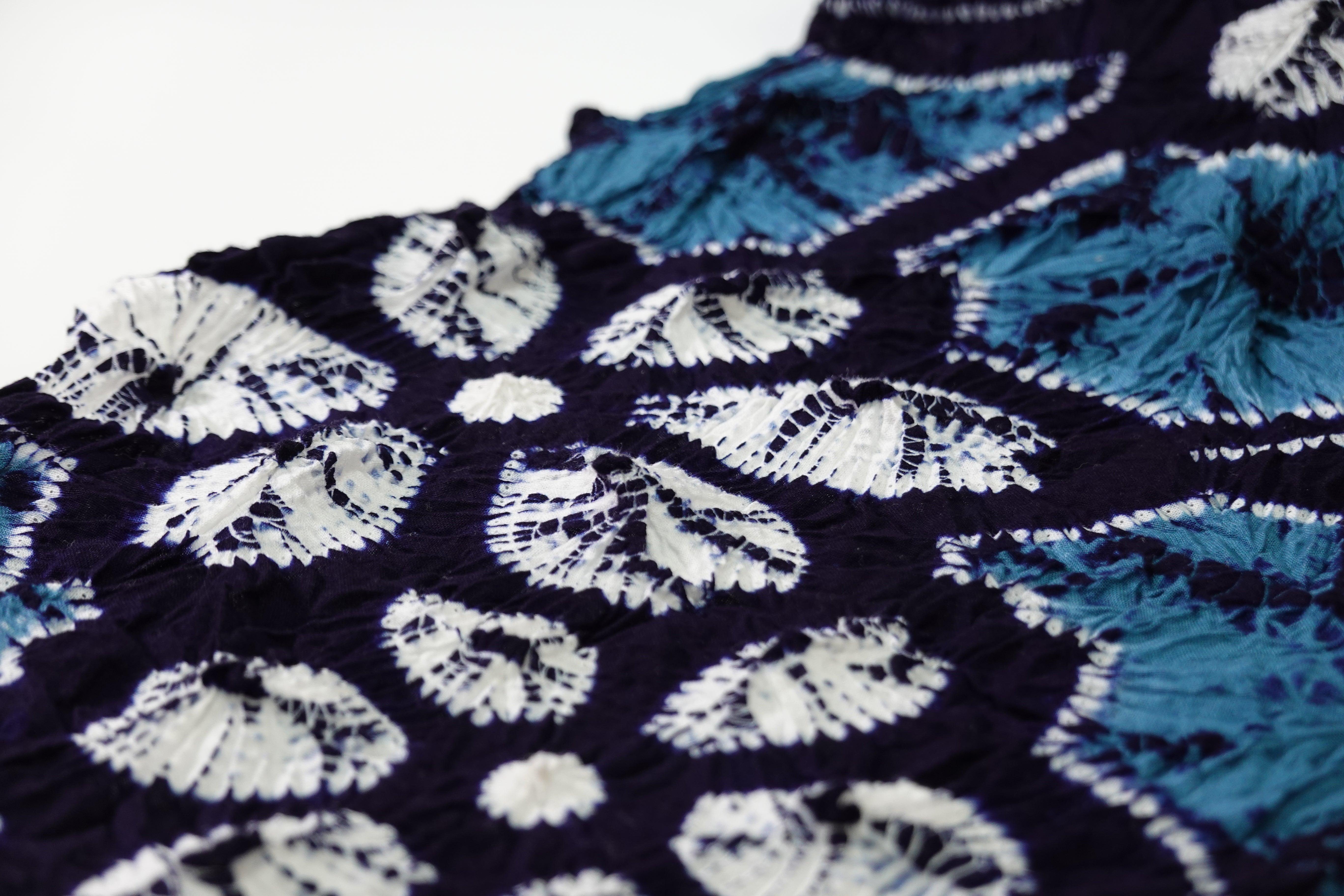 工芸絞り】有松絞 ”桜” 浴衣地【伝統的工芸品 有松鳴海絞】 – きものKUREHA