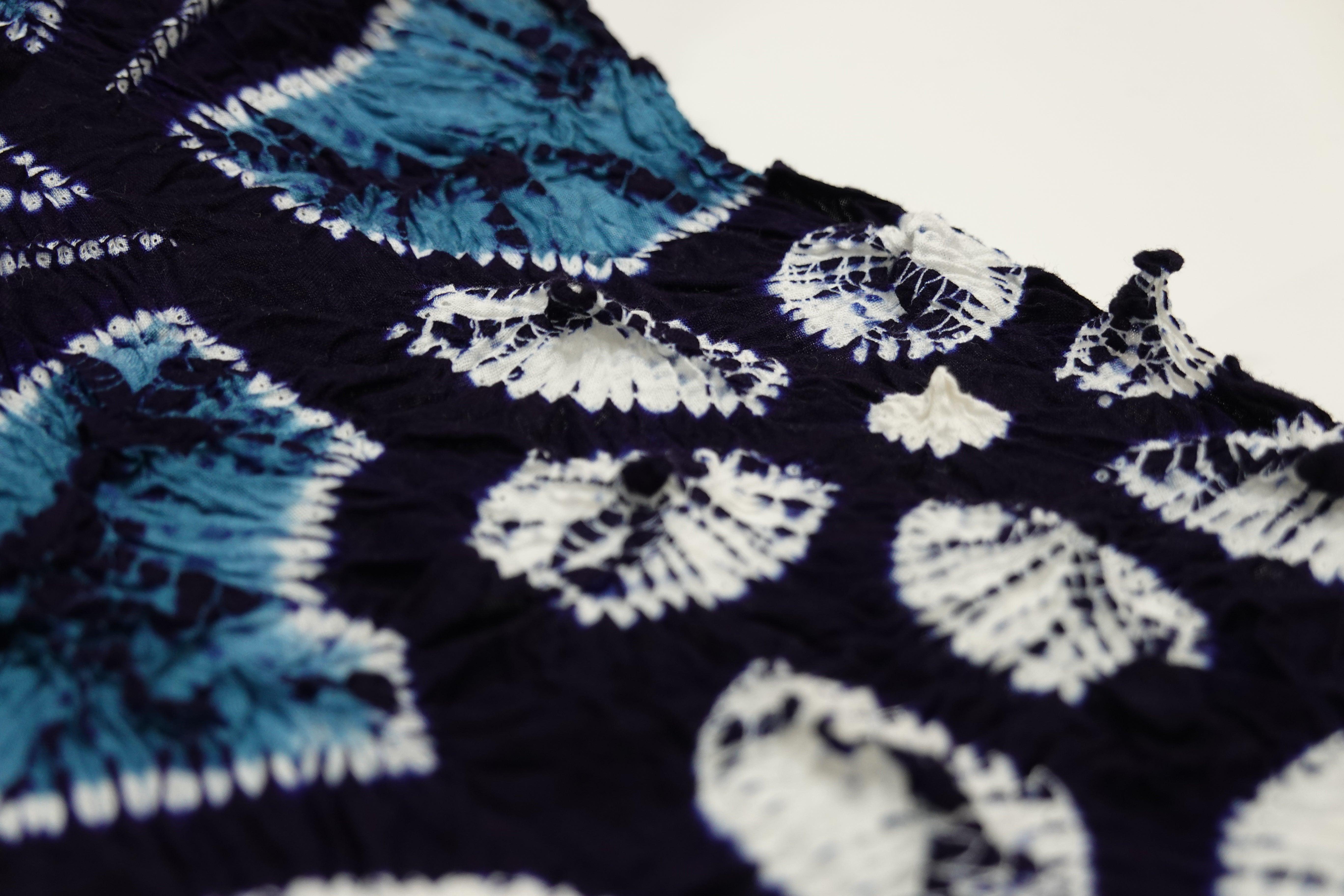 工芸絞り】有松絞 ”桜” 浴衣地【伝統的工芸品 有松鳴海絞】 – きものKUREHA