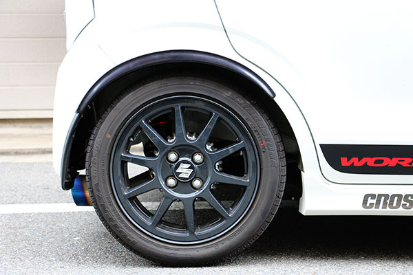 アルトワークス/ターボRS（HA36S)用ちょこっとフェンダー FRP製