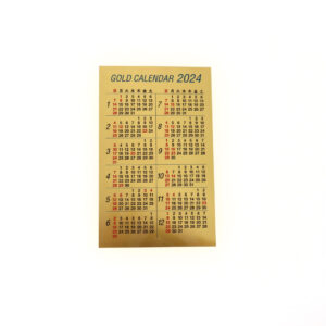 K24【純金】FINE GOLD CALENDAR 純金カレンダー の買取価格をご紹介