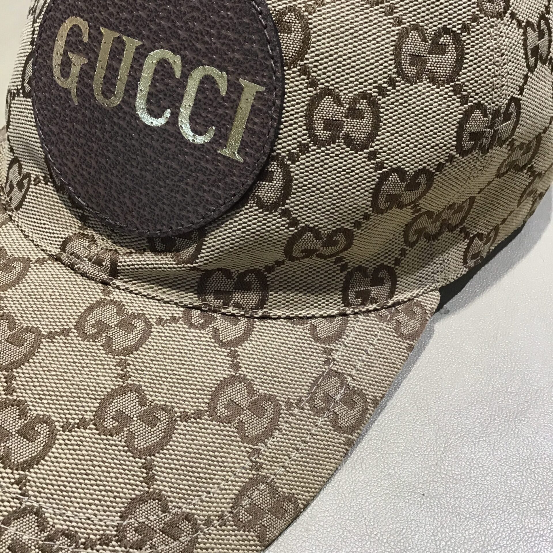 GUCCI (グッチ) 576253 GGキャンバス ベースボールキャップ】の買取
